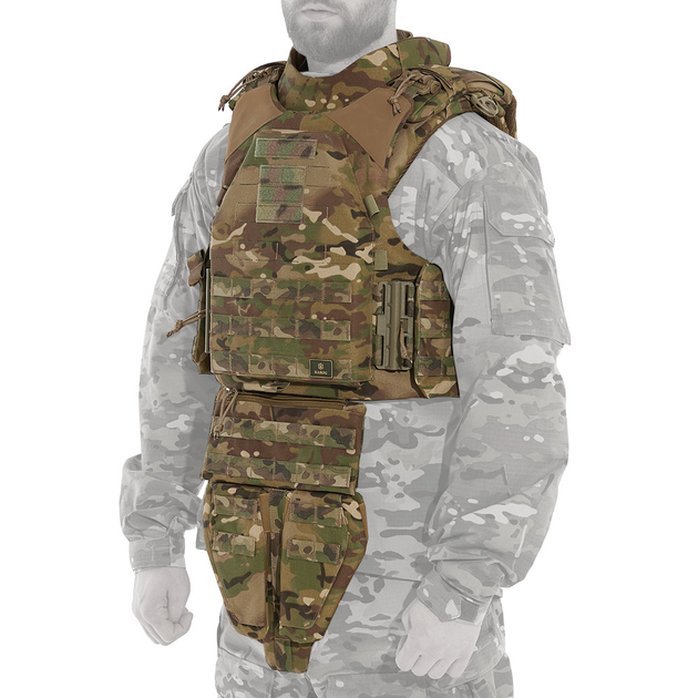 Модульний бронежилет Plastoon XM kit 4, multicam 4/1 клас ДСТУ light L - зображення 1