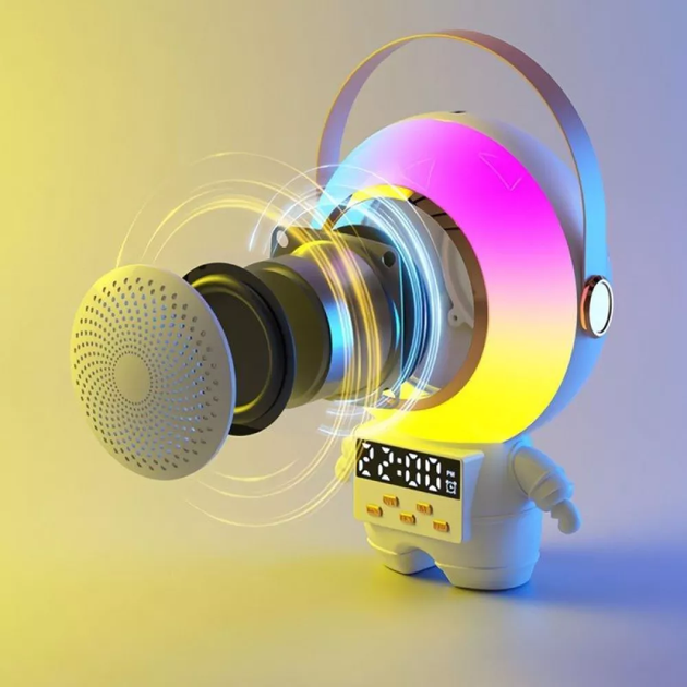 Портативная колонка караоке с микрофоном Bluetooth Speaker & 1 Microphone — MC-009 (030j) - изображение 5