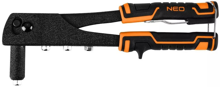 Заклепочник NEO Tools для сталевих та алюмінієвих заклепок 2.4/3.2/4.0/4.8 mm 18-101-1 (5907558497304) - зображення 4