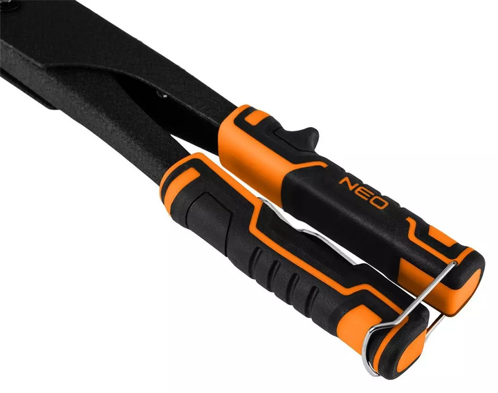 Заклепочник NEO Tools для сталевих та алюмінієвих заклепок 2.4/3.2/4.0/4.8 mm 18-101-1 (5907558497304) - зображення 5