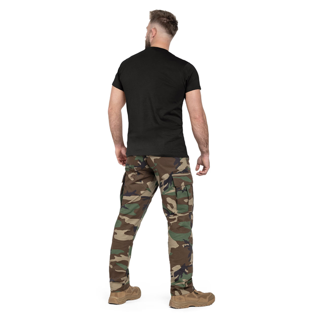 Футболка Mil-Tec армейская M T-shirt US Style Black (opt-M-T-4279) - изображение 3