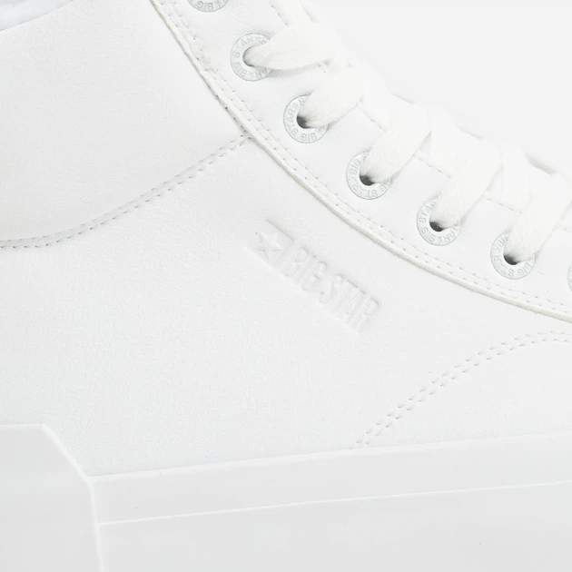 Sneakersy damskie ocieplane Big Star OO274794 41 Białe (5900714802530) - obraz 4