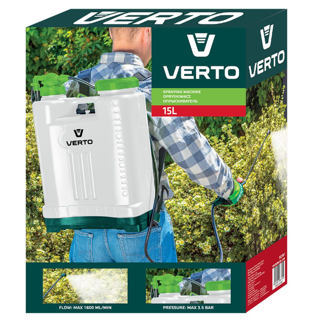 Обприскувач 15 л Verto 15G507 - зображення 2