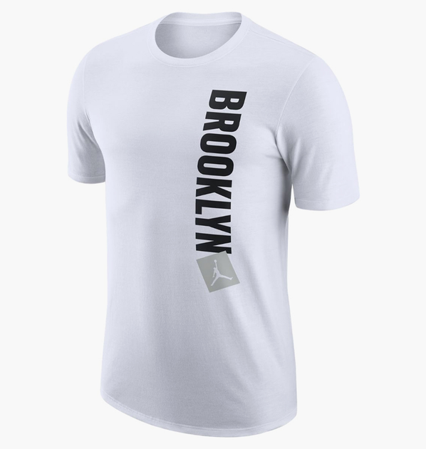Футболка Air Jordan Nba Brooklyn Nets White Dv5801-100 M – Брендовая ...