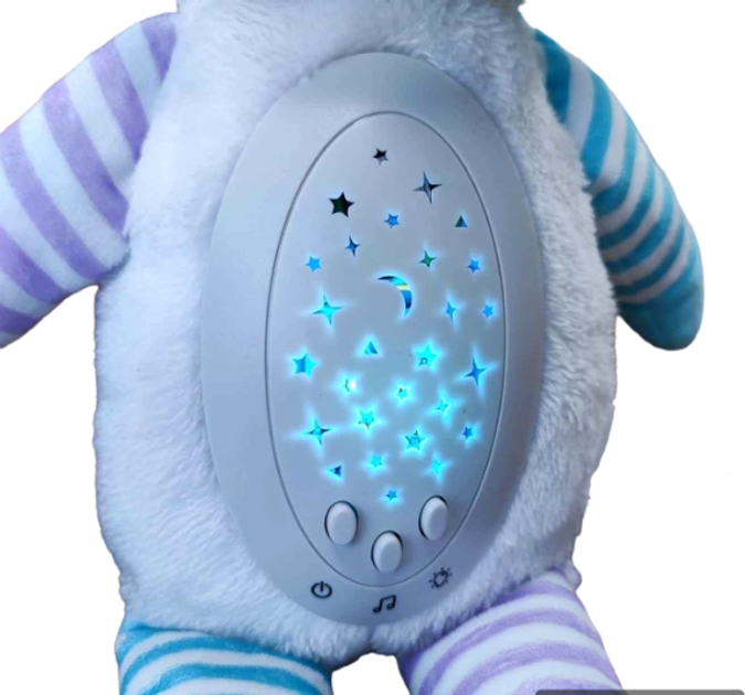 Pluszowa zabawka-projektor Woopie Baby 2 w 1 Baby's Good Partner Owieczka (5906280650704) - obraz 7