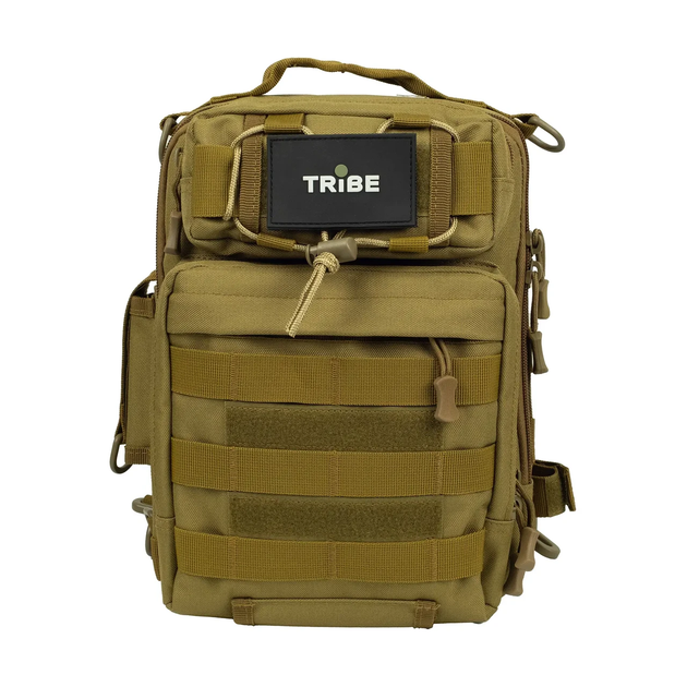 Сумка через плече Tribe Sling Pack 6,5 L T-IE-0003, coyote - зображення 2