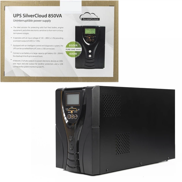ИБП SilverCloud 850VA с чистой синусоидой и LCD-дисплеем (PNI-SCP850) - Фото 7 ИБП SilverCloud 850VA с чистой синусоидой и LCD-дисплеем (PNI-SCP850) - изображение 7