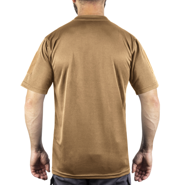 Футболка Sturm Mil-Tec Tactical T-Shirt QuickDry DARK COYOTE L (11081019) - зображення 2