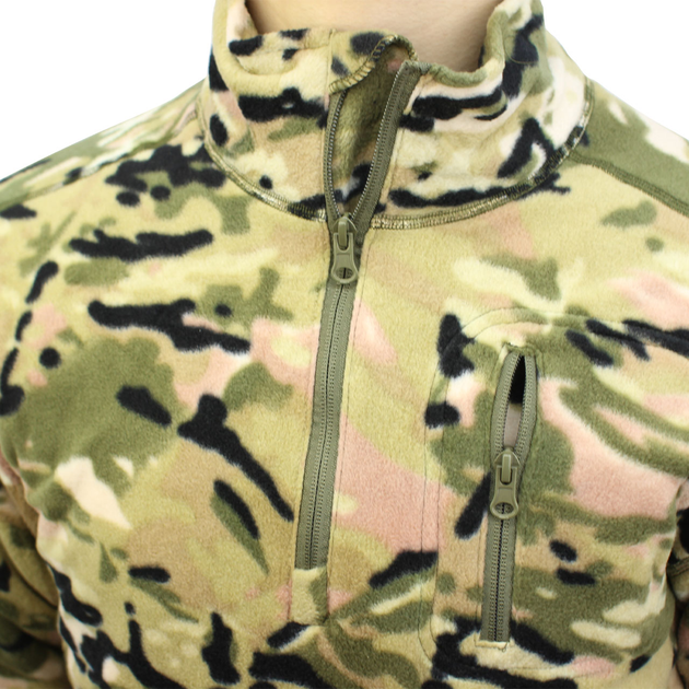 Тактична кофта фліс A973 Camouflage CP 2XL - зображення 2