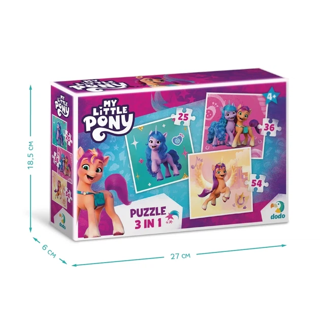 Пазл 3в1 Dodo My Little Pony. Зипп и Санни 4+ (200384) - изображение 3