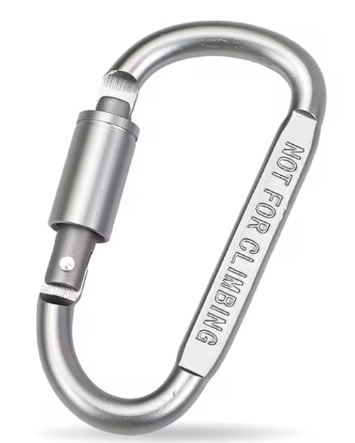 Карабін Solve Aluminum із муфтою Білий до 100 кг алюмінієвий сплав Screwlock KT7000801 - Фото 5 Карабін Solve Aluminum із муфтою Білий до 100 кг алюмінієвий сплав Screwlock KT7000801 - зображення 5