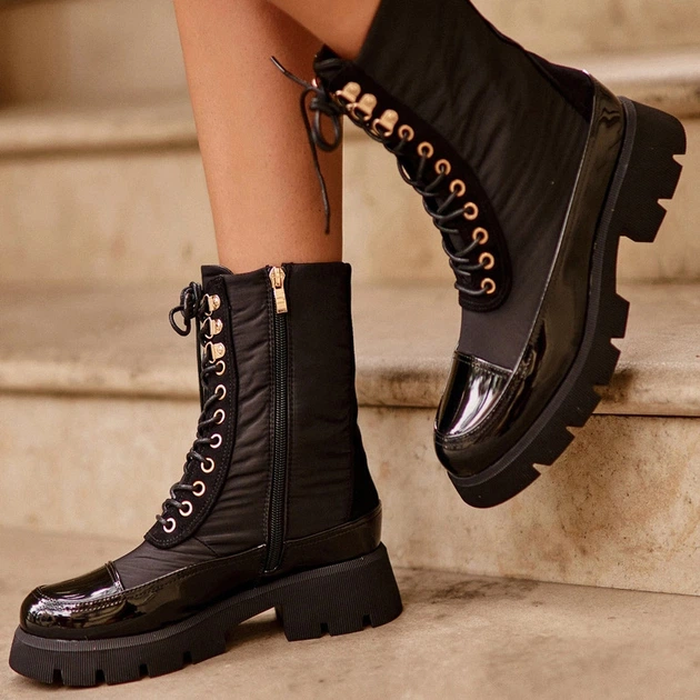 Śniegowce damskie wysokie Saranema 38 Czarne (5905677917673) - obraz 3