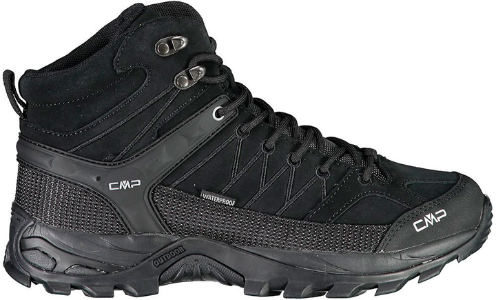 Черевики CMP Rigel Mid Trekking Shoe WP 45 Black - зображення 1