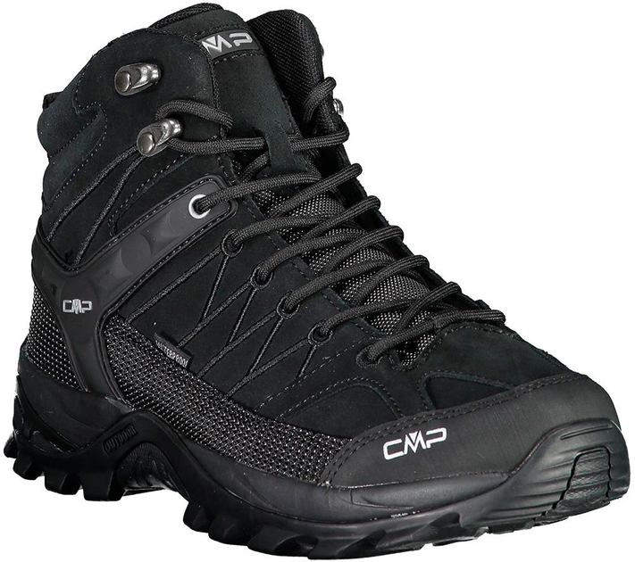 Черевики CMP Rigel Mid Trekking Shoe WP 45 Black - зображення 2