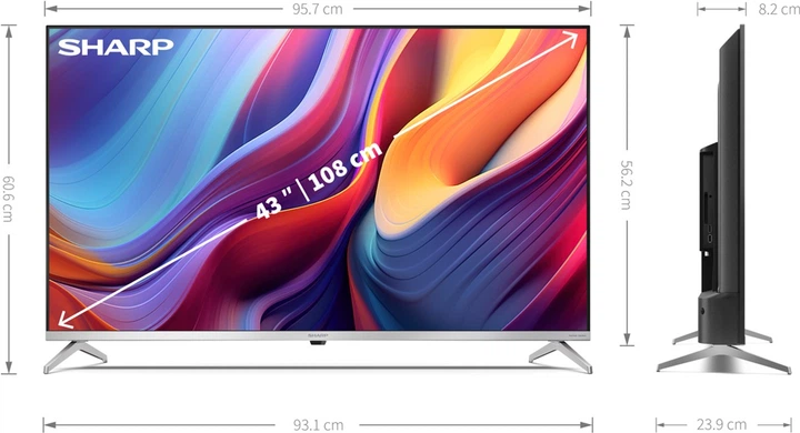 Телевизор Sharp QLED 43