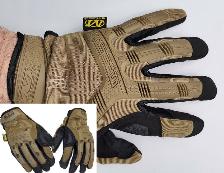 Тактичні рукавиці Mpact Mechanix Tan M койот - зображення 2