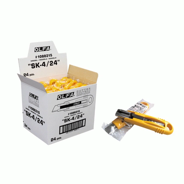 Нож Olfa SK-4/HOB-2/BP c лезвием HOB-2, трапецевидное лезвие SKB-2/RSKB-2/HOB-2 17,5 мм (11651) - изображение 3