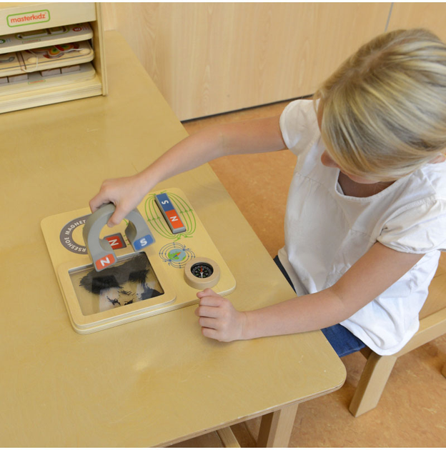 Набір для наукових експериментів Masterkidz Montessori Компас (6955920008862) - зображення 4