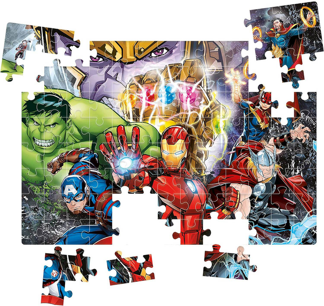 Puzzle Clementoni Avengers seria Brilliant 104 elementy 20181 (8005125201815) - obraz 3