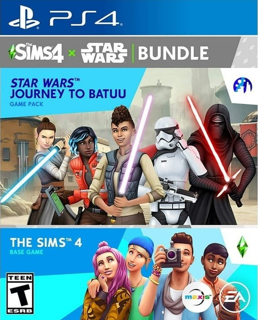 Гра PS4 The Sims 4 Star Wars: Journey To Batuu Bundle (диск Blu-ray) (0014633743906) - зображення 1