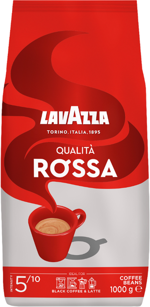 Kawa ziarnista Lavazza Qualita Rossa 1 kg (8000070035898) - obraz 1