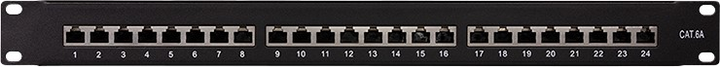 Патч-панель LogiLink 19'' 24-ports STP CAT 6a 1U (4052792027174) - зображення 2