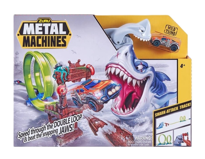 Zestaw Metal Machines Shark Attack tor samochodowy (4894680011595) - obraz 1