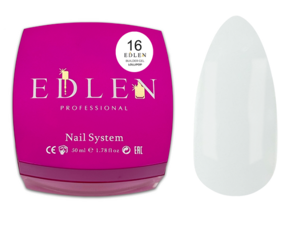 Гель моделирующий Edlen Builder Gel №16 Lollipop 50 мл - Фото 1 Гель моделирующий Edlen Builder Gel №16 Lollipop 50 мл - изображение 1