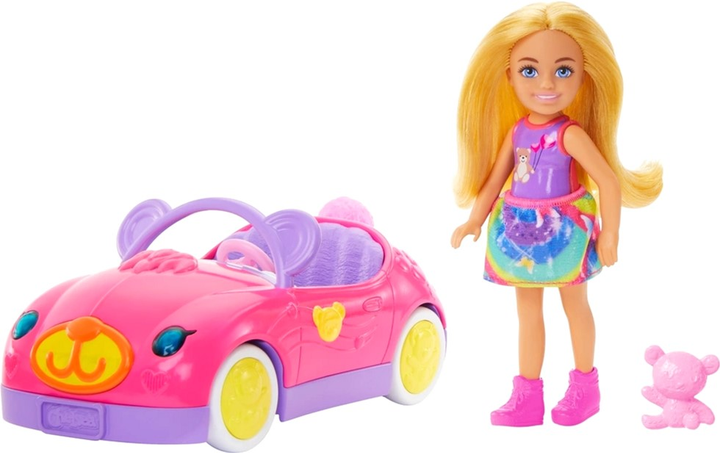 Лялька з аксесуарами Mattel Barbie Челсі та ведмедик HXN05 15 см (0194735234608) - зображення 2