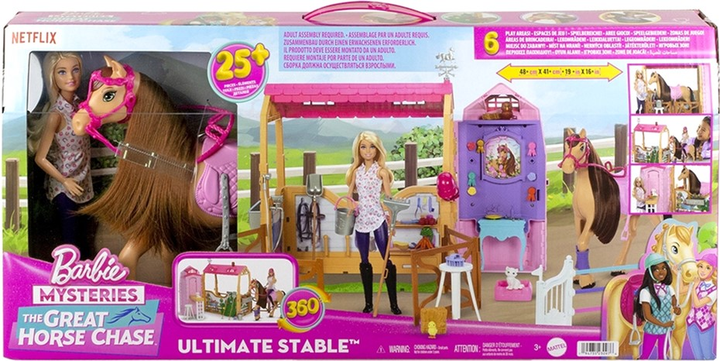 Lalka z akcesoriami Mattel Barbie Stadnina marzeń 29 cm (0194735230976) - obraz 1