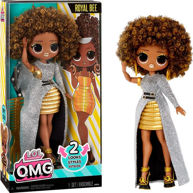 Lalka z akcesoriami MGA L.O.L. Surprise OMG HoS Doll Royal Bee (0035051591603) - obraz 1