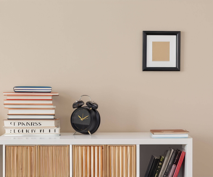 Zegar budzik Home & Styling Collection w klasycznym stylu ze złotymi wskazówkami metalowy 12 cm (8720573257671) - obraz 8