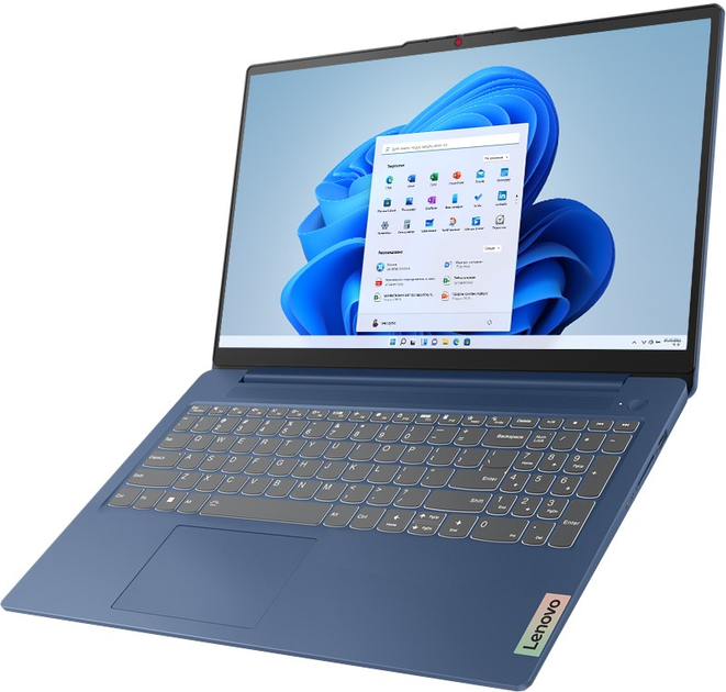 Laptop Lenovo IdeaPad Slim 3 15IRU8 (82X70025PB) Abyss Blue - obraz 2