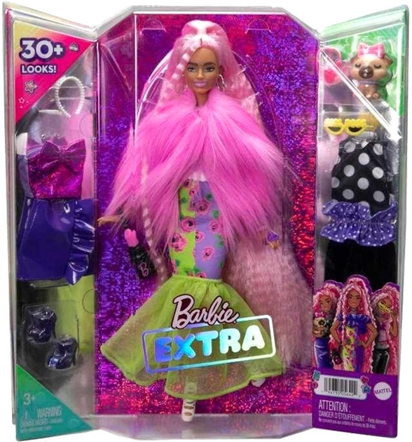 Лялька з аксесуарами Mattel Barbie Extra Deluxe з рожевим волоссям 29 см (0194735056422) - зображення 1