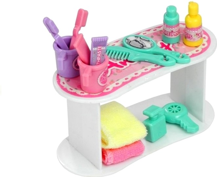 Лялька з аксесуарами LEAN Toys у ванній 30 см (5902808153764) - зображення 8