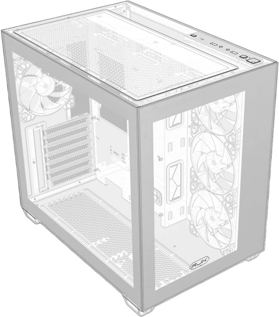 Корпус Raijintek PAEAN C7 TG4 White (4715109924244) - зображення 11
