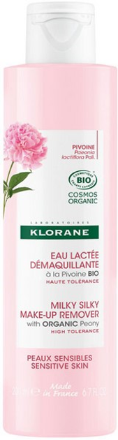 Płyn micelarny Klorane Milky Silky do cery wrażliwej 200 ml (3282770153378) - obraz 1