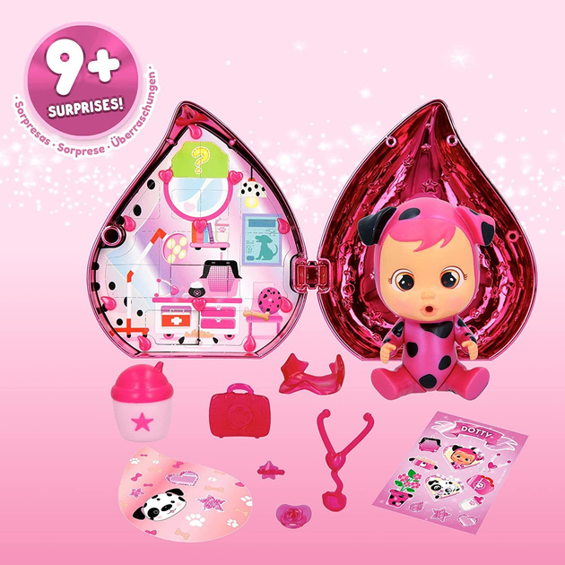Lalka-niespodzianka Cry Babies Magic Tears Różowa Edycja (8421134081550) - obraz 10