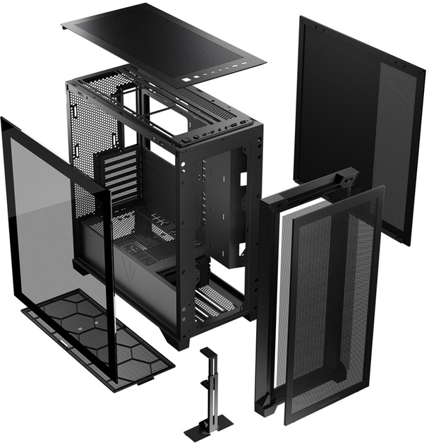 Obudowa Modecom Volcano Expanse T Midi Black (AT-EXPANSE-TG-NF-10-000000-0002) - obraz 6