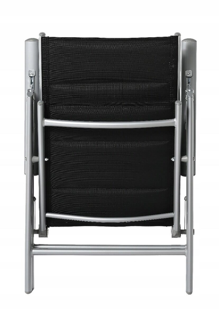Zestaw krzeseł ogrodowych OTE Lungo 55 x 67 x 104 cm 2 szt Czarne (5908221436637) - obraz 13
