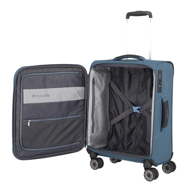 Валіза Travelite SKAII Blue S (TL092647-25) - Фото 4 Валіза Travelite SKAII Blue S (TL092647-25) - зображення 4