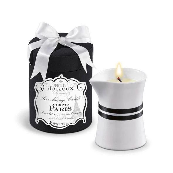 Массажная свечa Petits Joujoux - Paris - Vanilla and Sandalwood (190 г) роскошная упаковка - изображение 2