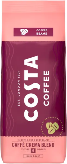 Кава в зернах Costa Coffee Crema 1 кг (KIHCFFKZI0004) - зображення 2