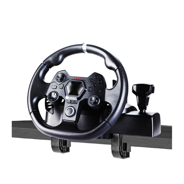 Руль игровой с педалями и коробкой передач 3в1 Gaming Steering Wheel ...