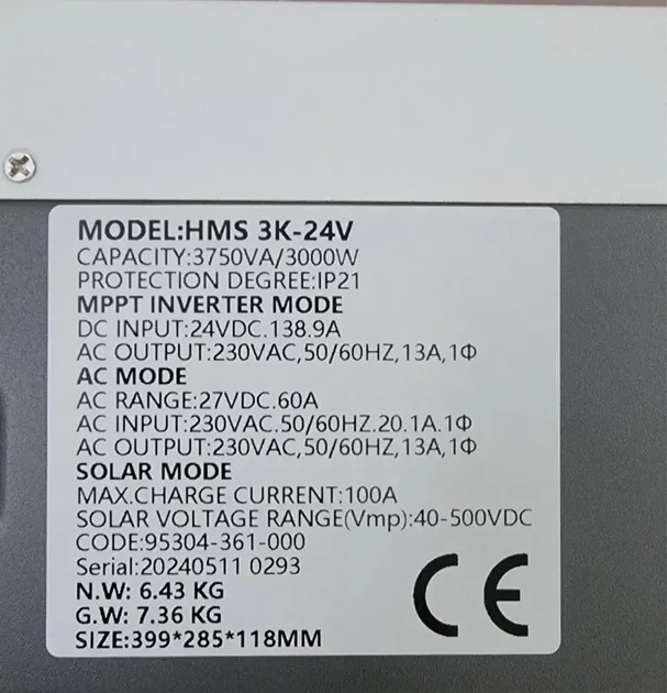 Гибридный инвертор LEXRON 3kW 24V - Фото 3 Гибридный инвертор LEXRON 3kW 24V - изображение 3