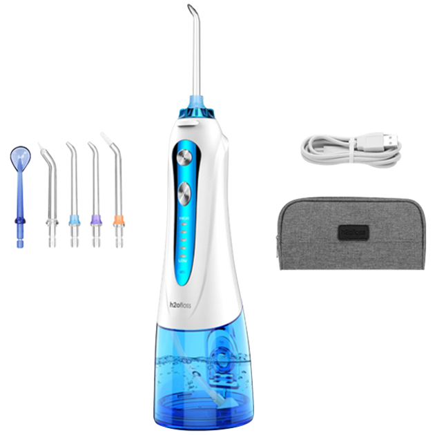 Ирригатор Портативный H2OFloss HF-9P White – фото, отзывы ...