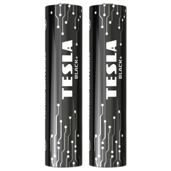 Батарейка Tesla Black+ AAA (LR03) 1.5V (Alkaline) (2 шт.) - Фото 1 Батарейка Tesla Black+ AAA (LR03) 1.5V (Alkaline) (2 шт.) - изображение 1