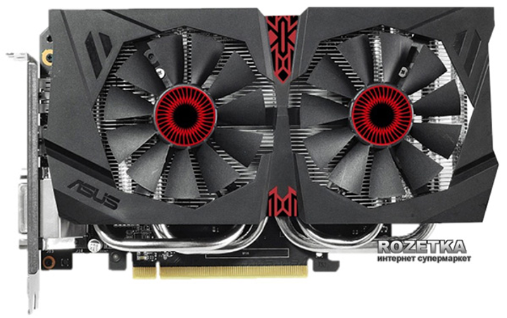 Видеокарта Asus PCI-Ex GeForce GTX 960 Strix 2GB GDDR5 (128bit) (1228/ ...