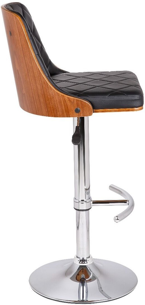 Stołek barowy OTE Gemini 38 x 111 cm Czarny (5902349978147) - obraz 3
