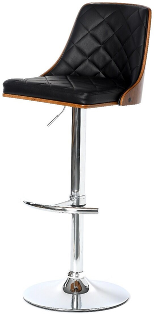 Stołek barowy OTE Gemini 38 x 111 cm Czarny (5902349978147) - obraz 4